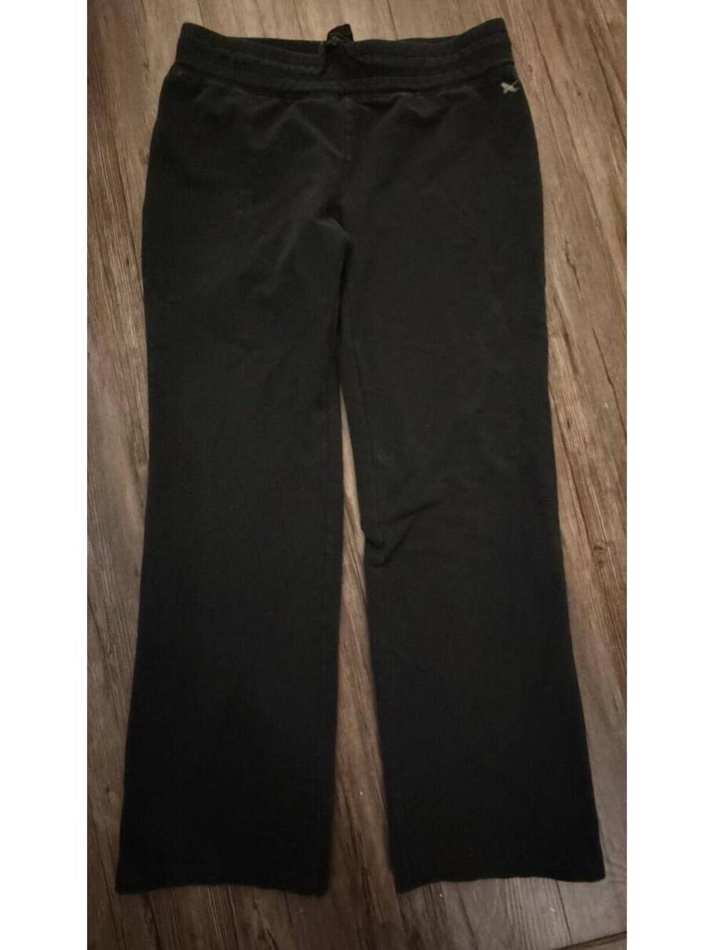 Eddie Bauer Women’s Size M Black Wide Leg Yoga Pants Fleece